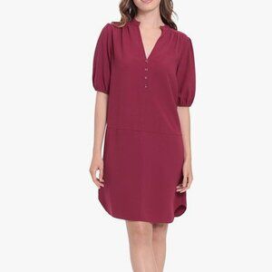 NWT gorgeous London Times women’s burgundy dress size Small